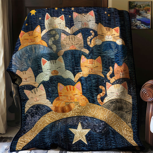 Sleeping Cat To The Moon WJ0503010CL Quilt