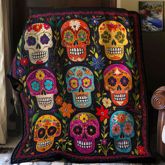 Sugar Skull WJ1203034CL Quilt