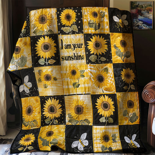 Sunflower Shine WJ2802026CL Quilt