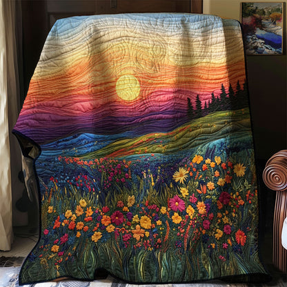 Sunrise And Wildflower WJ2702018CL Quilt