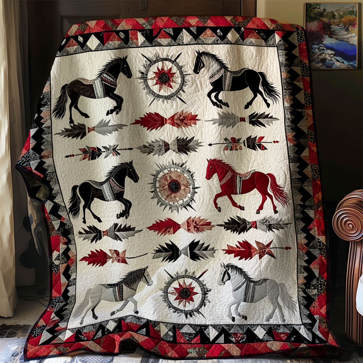 Tribal Gallop WJ0802046CL Quilt