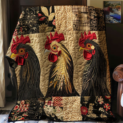 Vintage Chicken WJ2602019CL Quilt