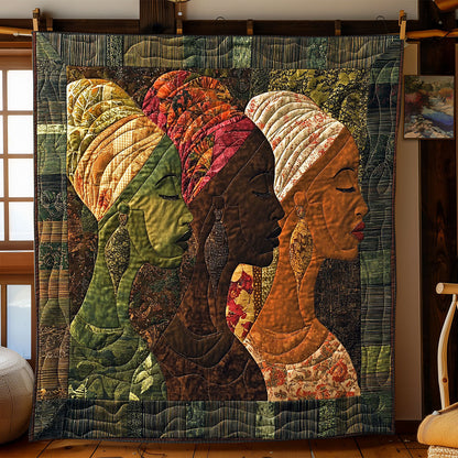 African Woman WJ1003002CL Quilt