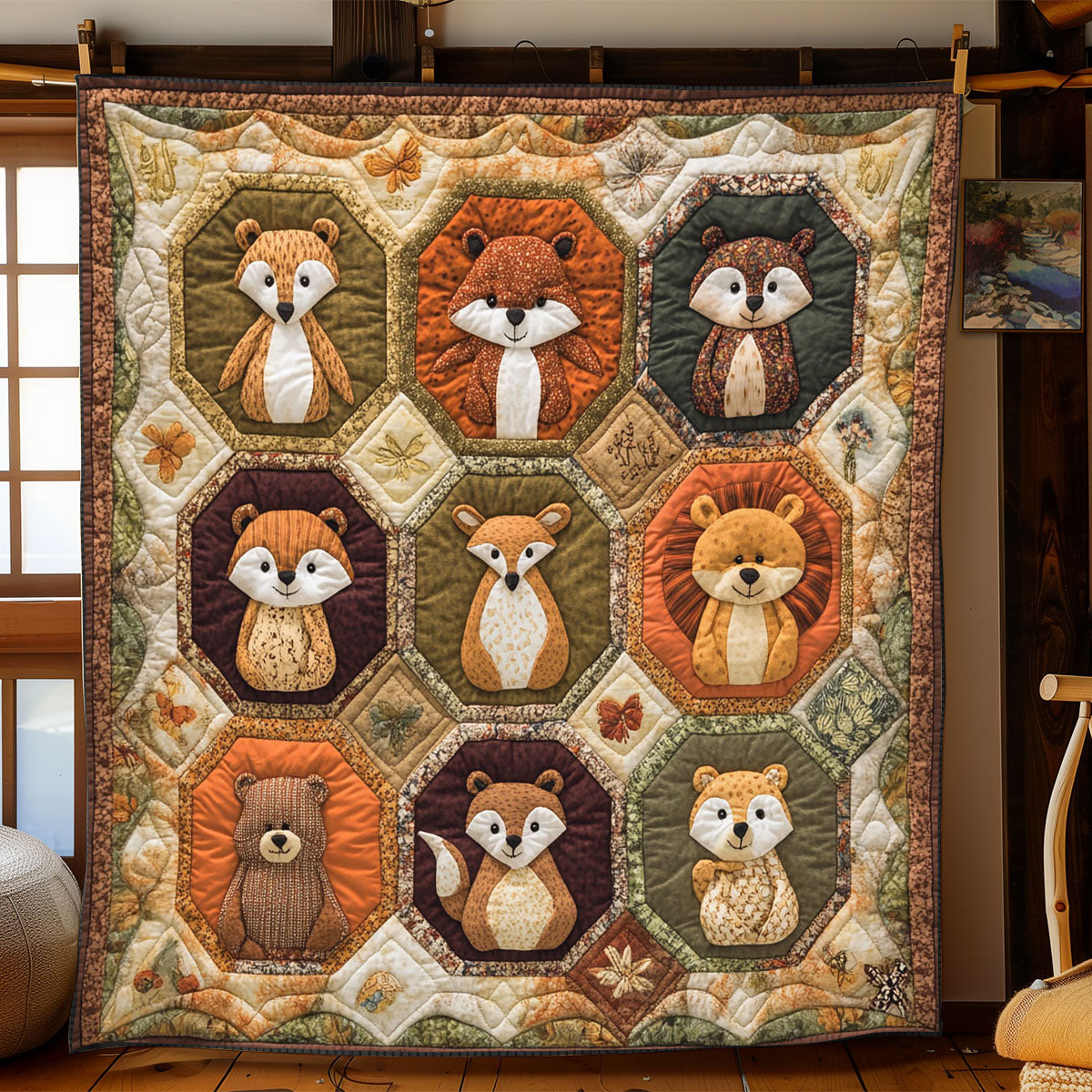 Animal WJ1002003CL Quilt