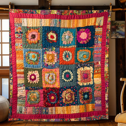 Blooming Patchwork WJ0802002CL Quilt