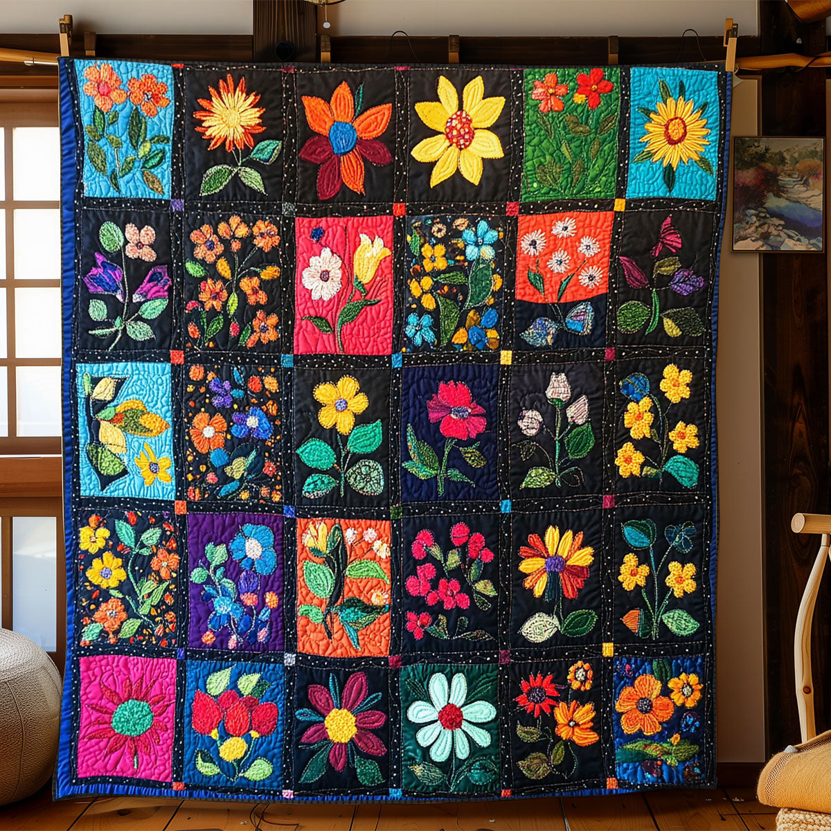 Blossom Patchwork WJ2602001CL Quilt