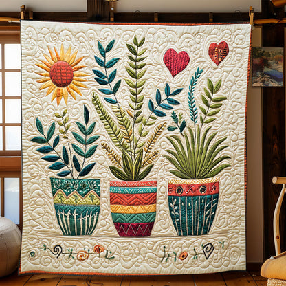 Boho Plant WJ2602003CL Quilt