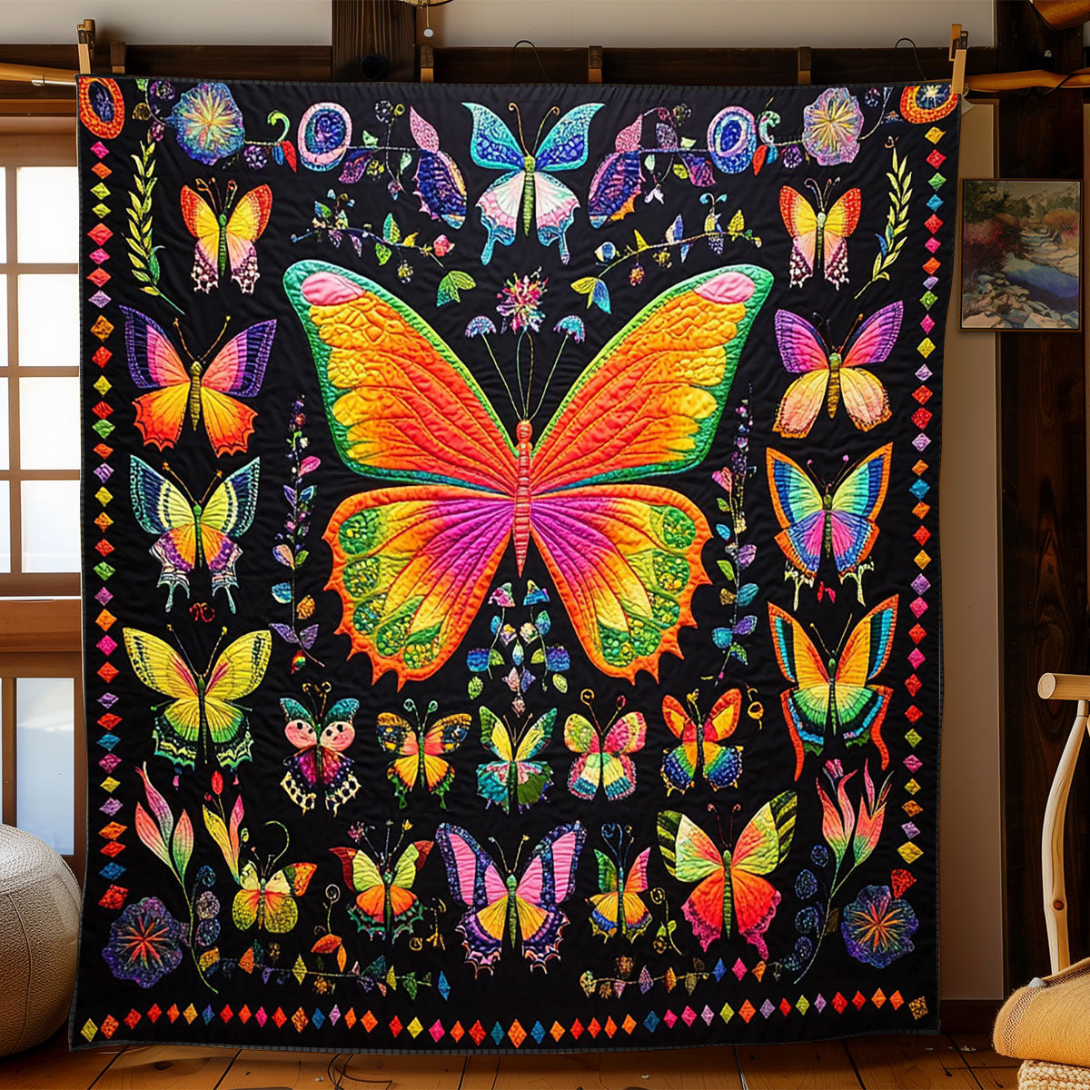 Butterfly WJ1003006CL Quilt