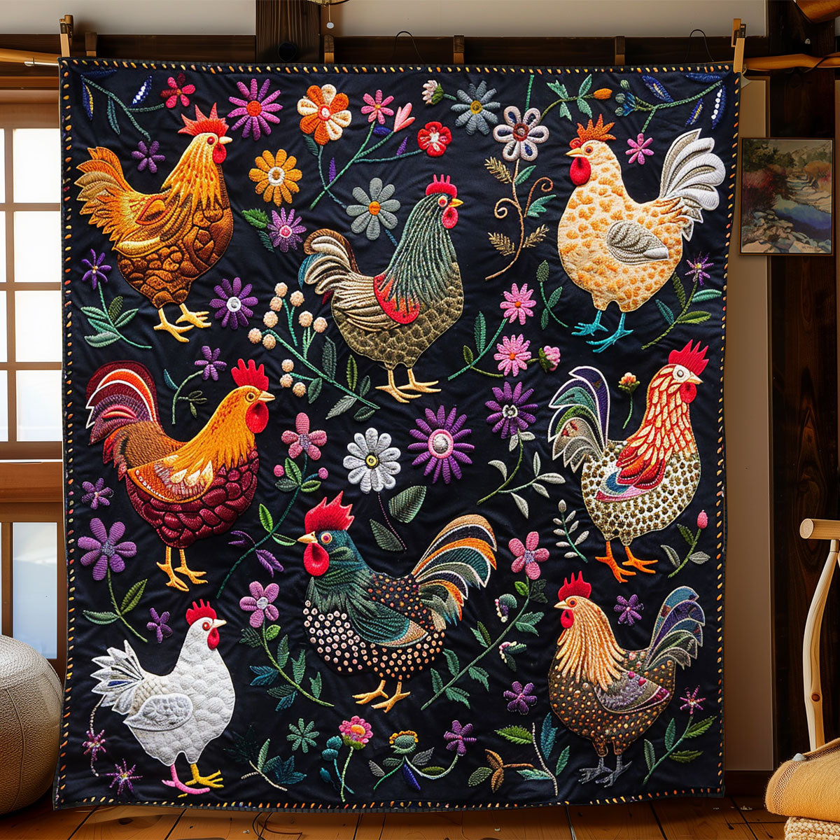 Chicken WJ2702003CL Quilt