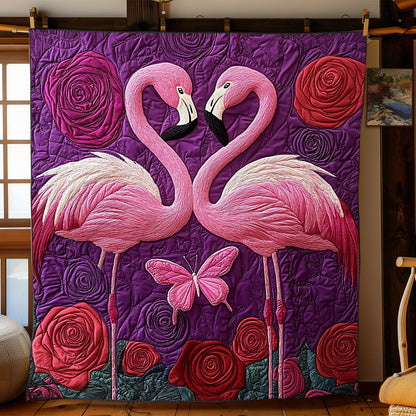 Flamingo Love WJ0802013CL Quilt