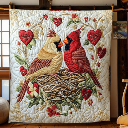 Heartfelt Cardinal WJ1002021CL Quilt