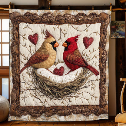 Heartfelt Cardinal WJ1002022CL Quilt