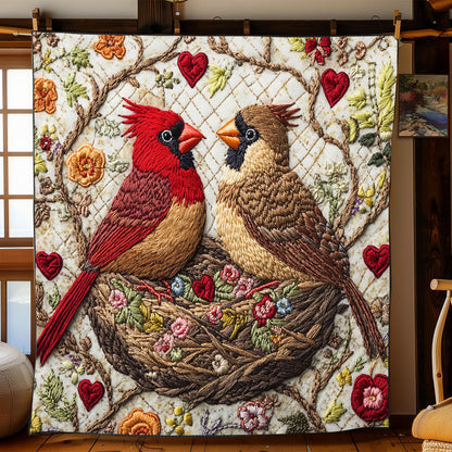 Heartfelt Cardinal WJ1102009CL Quilt