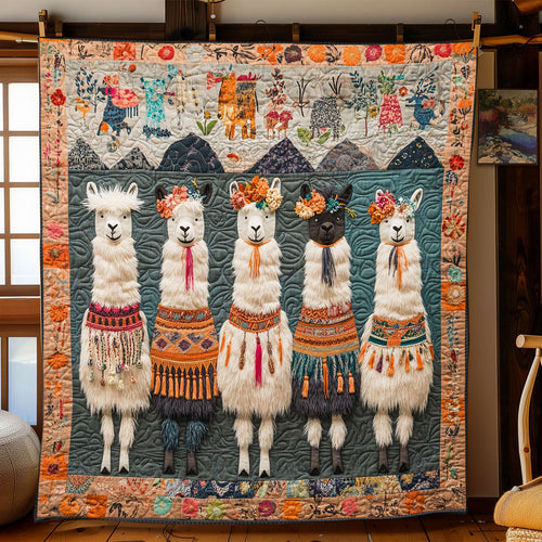 Llama Fiesta WJ1103011CL Quilt