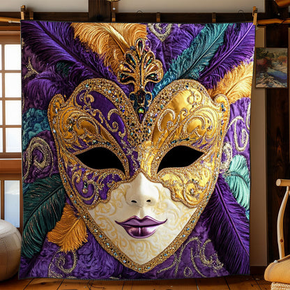 Mardi Gras Carnival Splendor WJ0802018CL Quilt