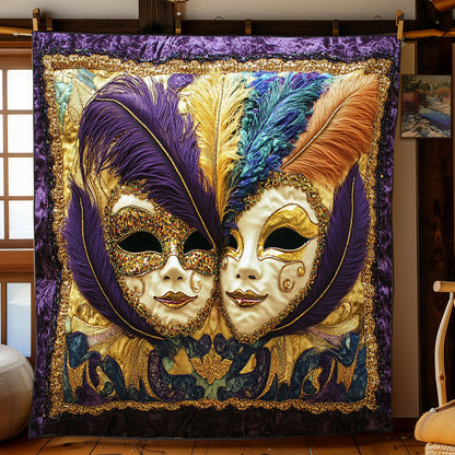 Mardi Gras Carnival Splendor WJ0802019CL Quilt