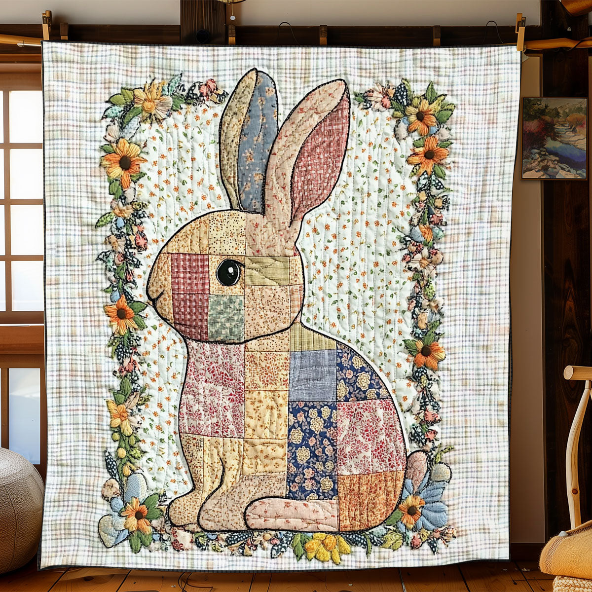 Patchwork Bunny WJ2402011CL Quilt