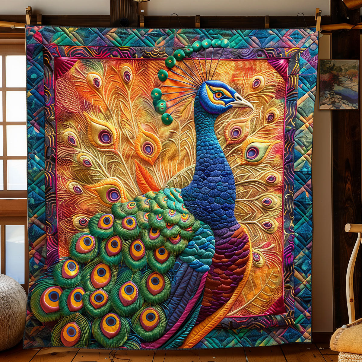 Peacock WJ0503007CL Quilt