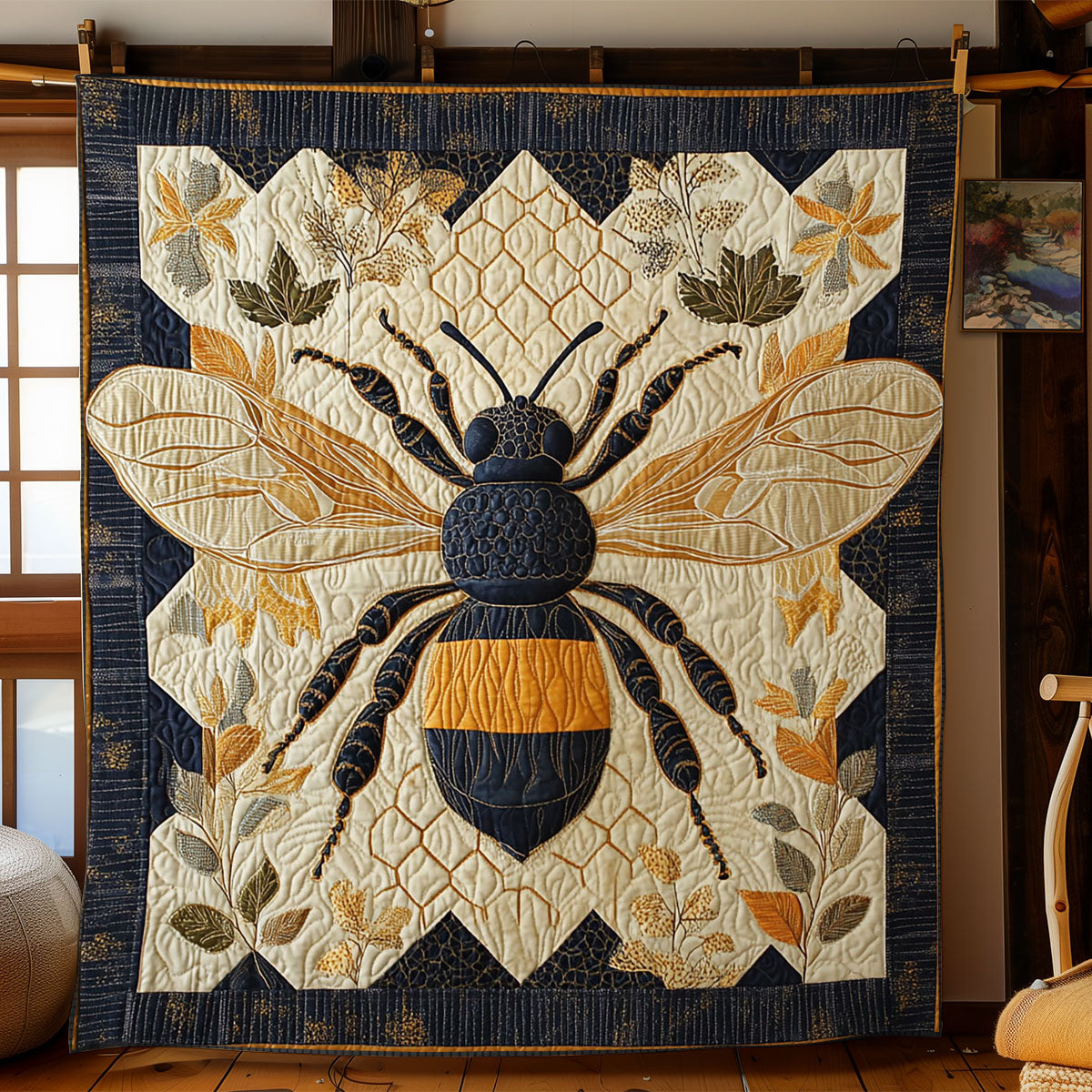 Queen Bee WJ0802035CL Quilt