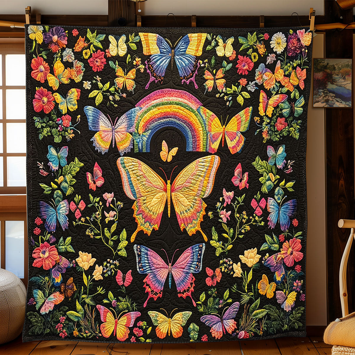 Rainbow Wings WJ1103020CL Quilt