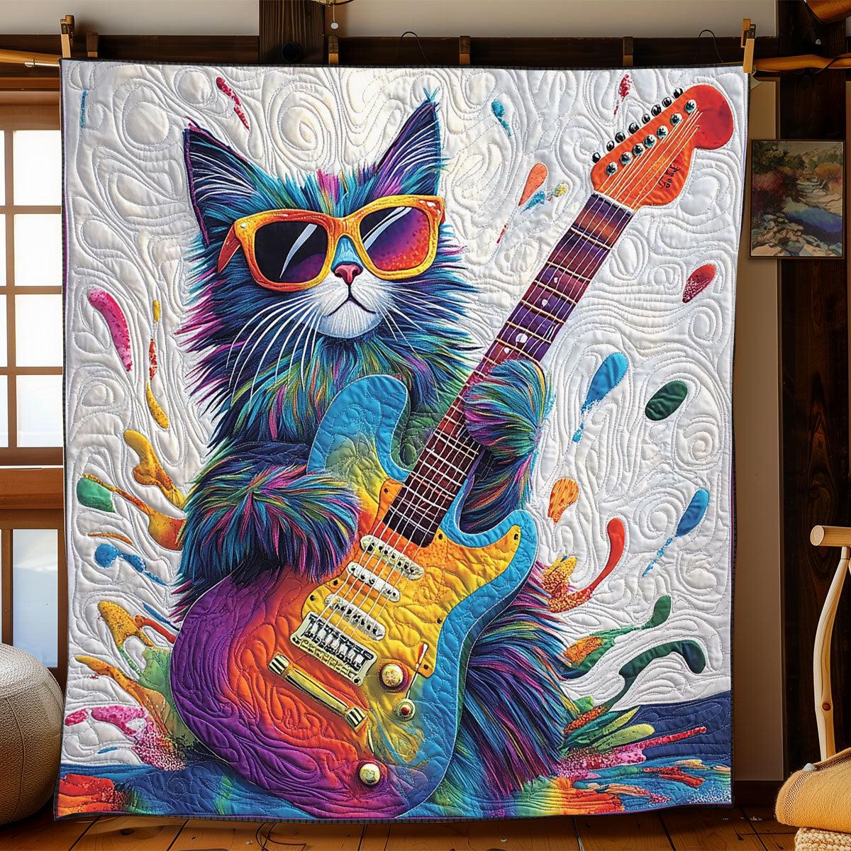 Rocking Meow sical WJ1202019CL Quilt