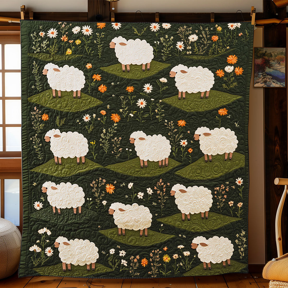 Sheep WJ0703028CL Quilt