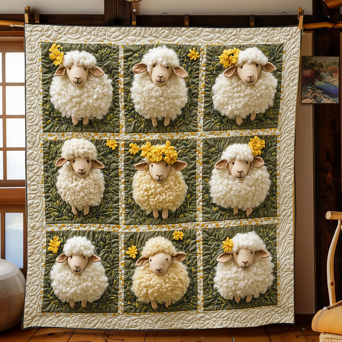 Sheep WJ1302026CL Quilt