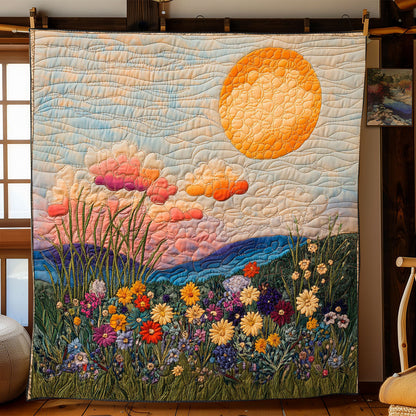 Sunrise And Wildflower WJ2502017CL Quilt