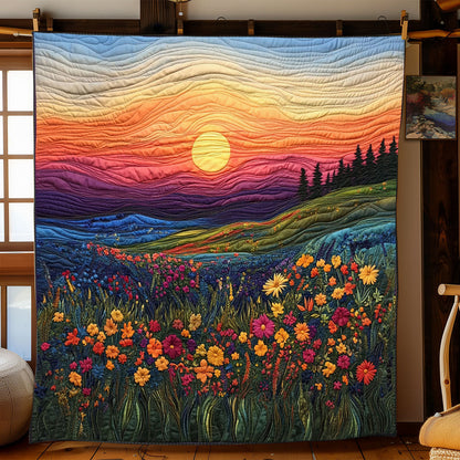 Sunrise And Wildflower WJ2702018CL Quilt