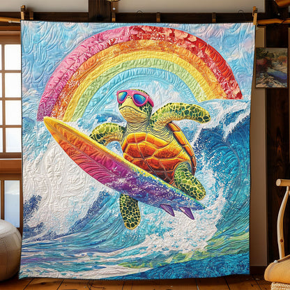 Surfing Turtle WJ2702023CL Quilt