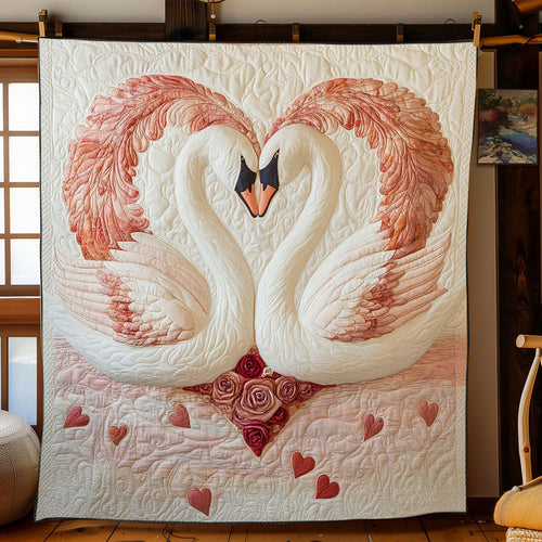 Swan In Love WJ0302029CL Quilt