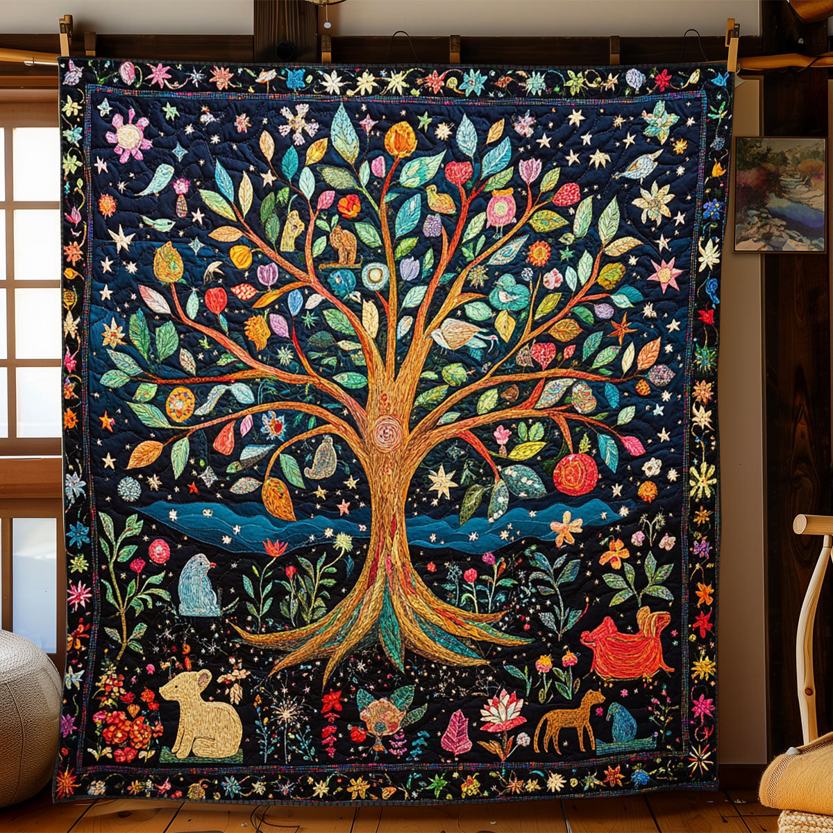 Tree Of Life WJ0703030CL Quilt