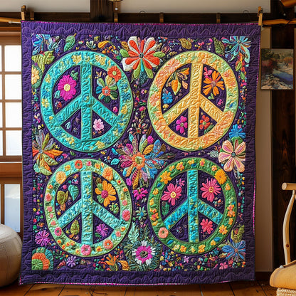 Trippy Hippie Sign WJ0603011CL Quilt