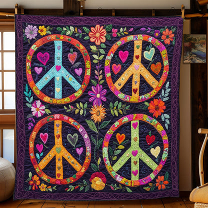 Trippy Hippie Sign WJ0603012CL Quilt