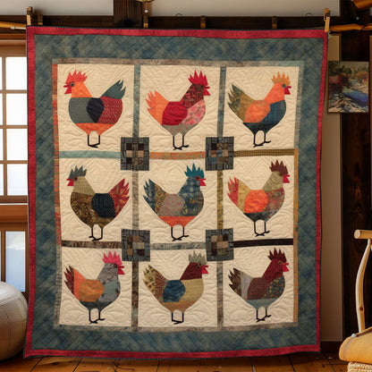 Vintage Chicken WJ2802035CL Quilt