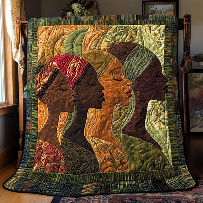 African Woman WJ0603003CL Quilt