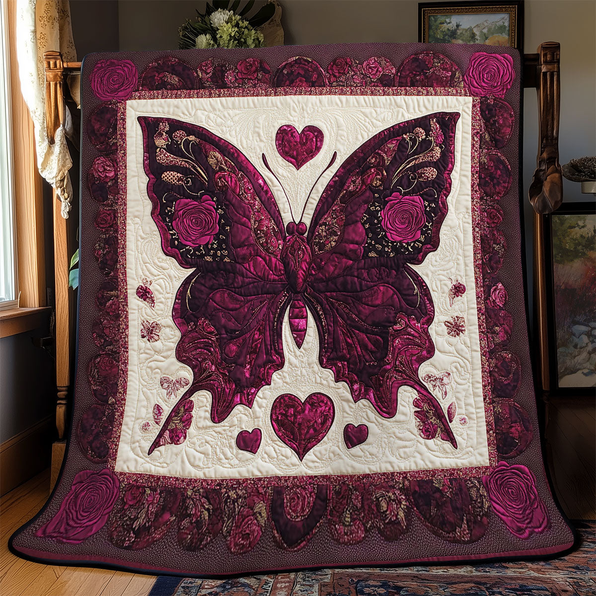 Butterfly Embrace WJ1302002CL Quilt