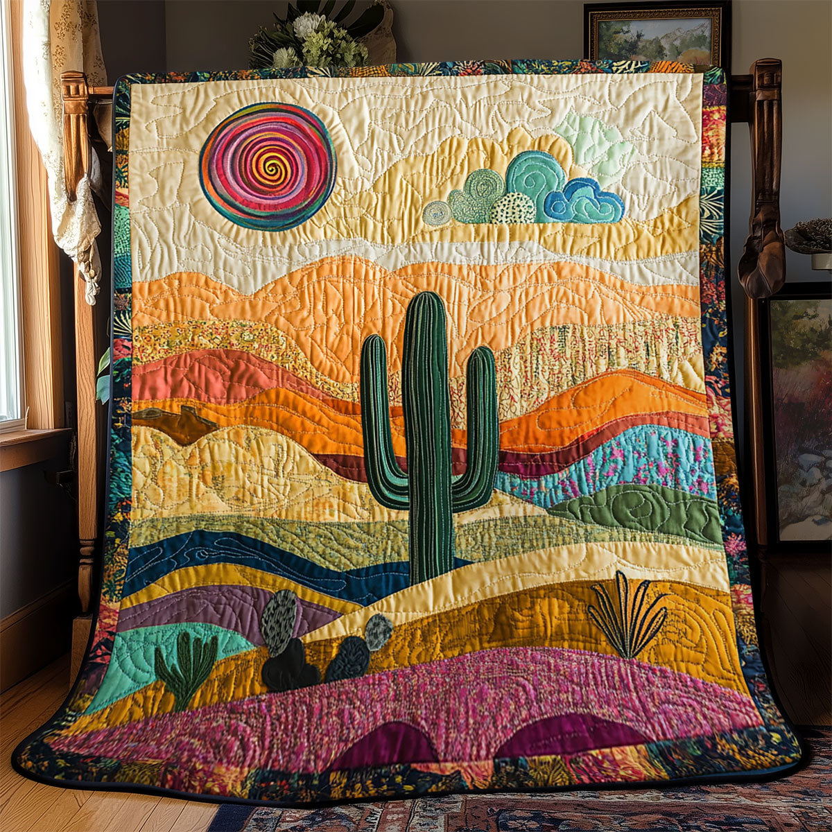 Cactus Sunset WJ2502002CL Quilt