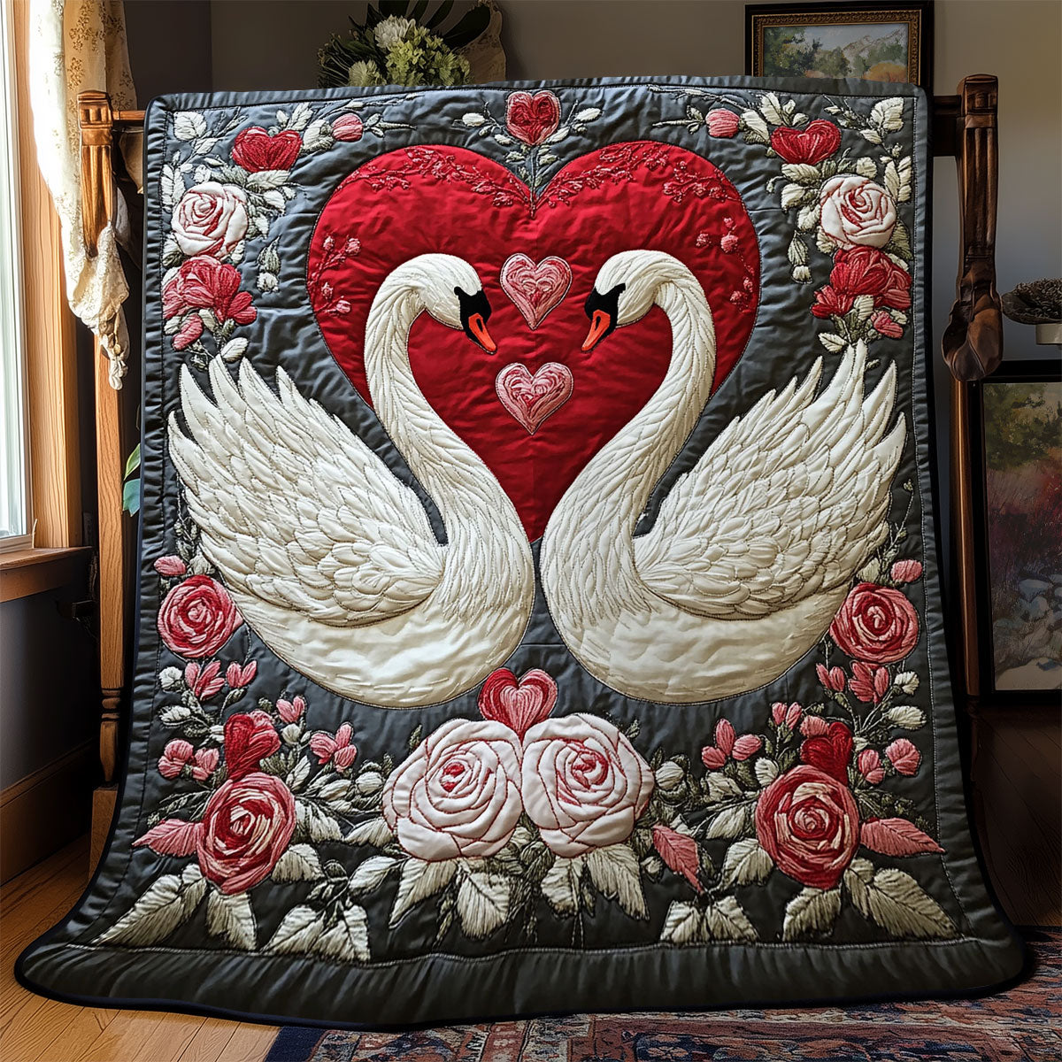 Eternal Swan Bond WJ0802010CL Quilt