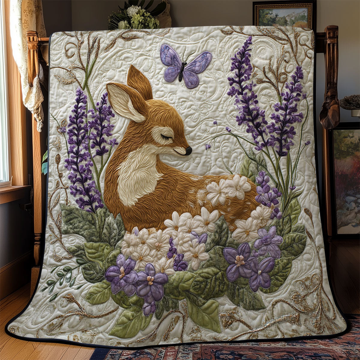 Gentle Forest Guardian WJ1302014CL Quilt