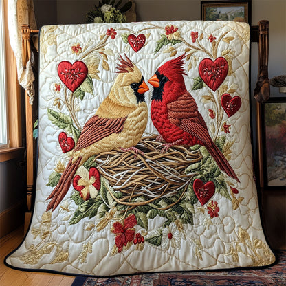 Heartfelt Cardinal WJ1002021CL Quilt