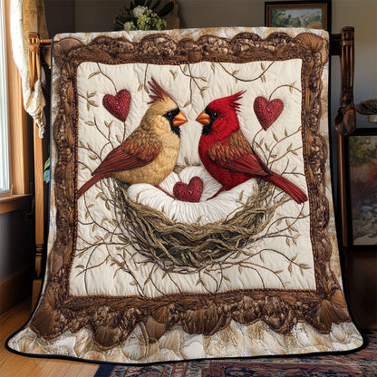 Heartfelt Cardinal WJ1002022CL Quilt