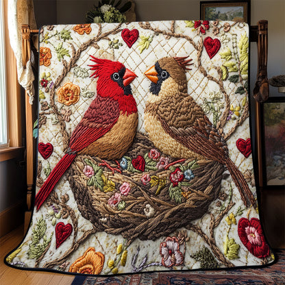 Heartfelt Cardinal WJ1102009CL Quilt