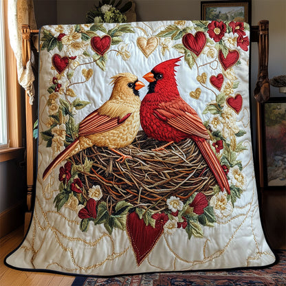 Heartfelt Cardinal WJ1102010CL Quilt