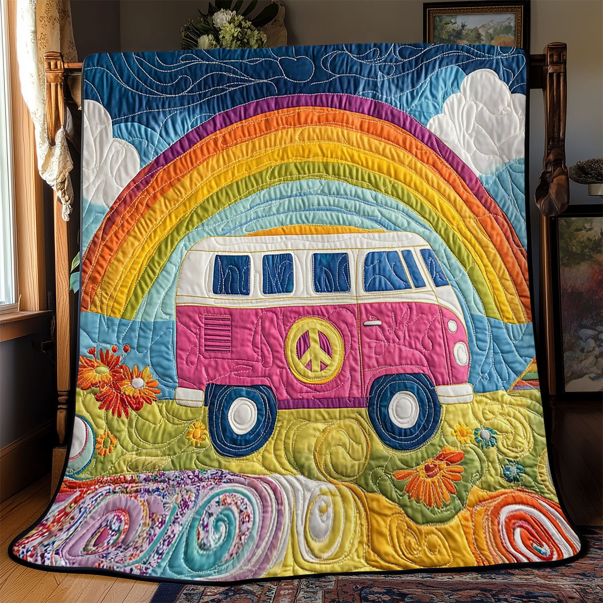 Hippie Van WJ2402008CL Quilt