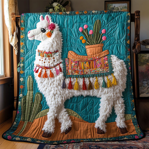 Llama Cactus WJ1203016CL Quilt