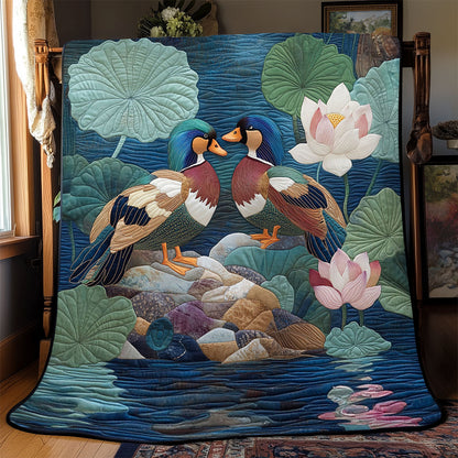 Lotus Mandarin Duck WJ1402013CL Quilt