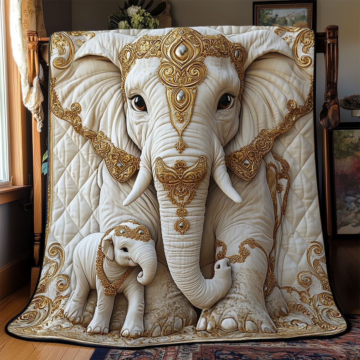 Luxurious Elephant WJ0702006CL Quilt