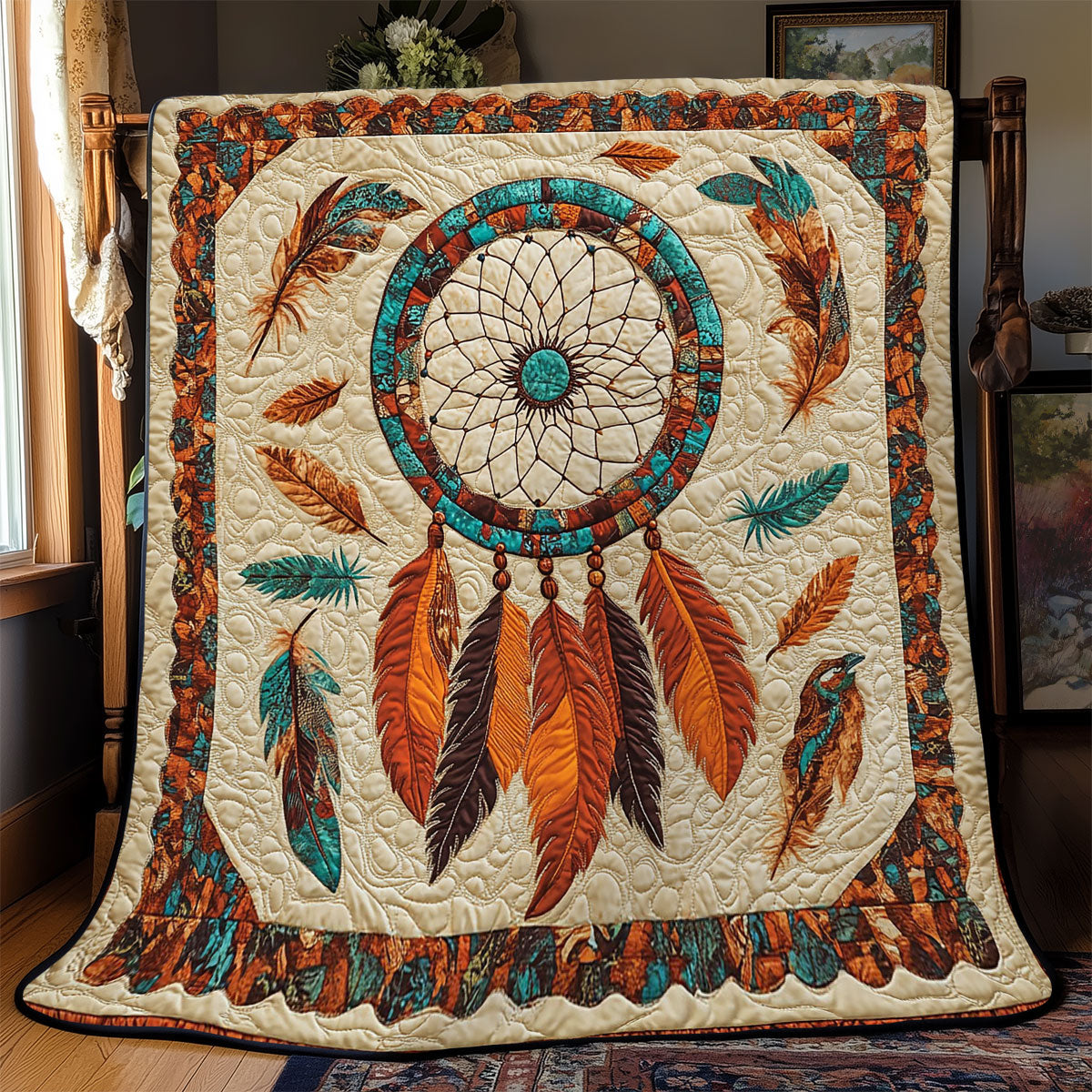 Native Dreamcatcher WJ1402015CL Quilt