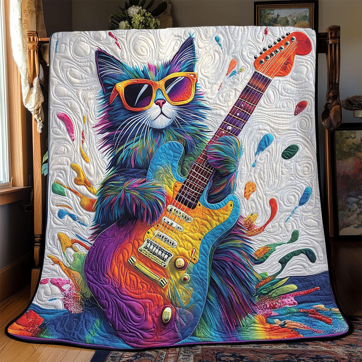 Rocking Meow sical WJ1202019CL Quilt